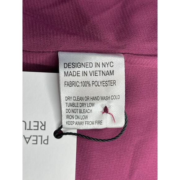 Yumi Kim Gwen Mini Dress size M Star Printed Starry Sky Plum NWT  Long Sleeve - Picture 8 of 10